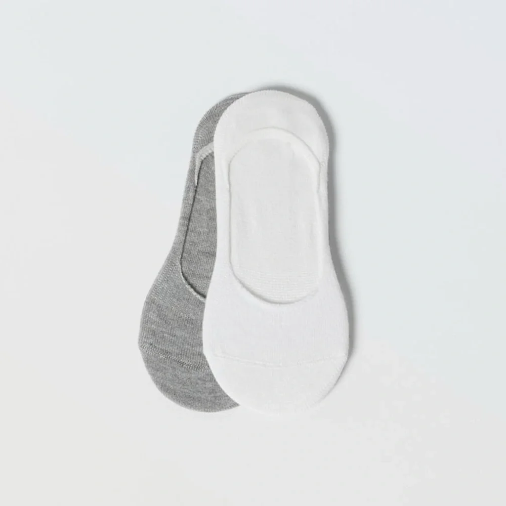Zara kids, two-pack pairs of basic NO-SHOW socks, 2-4 years